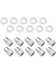 Street Pro Wheel Lug Nut Kit Chrome Length 1.38 7/16 0.55