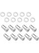 Street Pro Wheel Lug Nut Kit Chrome Dome Length 1.70 7/16 1.00in