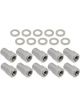 Street Pro Wheel Lug Nut Kit Chrome Length 1.46 7/16 .700