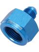 Aeroflow AN Flare Reducer Female/Male -12AN to -10AN Blue