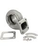 Aeroflow Boosted 0.96 A/R T4 Inlet & V-Band Turbo Exhaust Housing