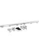 Aeroflow Fuel Rail Silver Suit 14mm Short 3/4in Fits Toyota 2JZ-GE