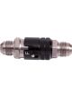 Aeroflow Titanium Quick Release Fitting -4AN Seal Black