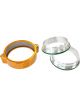Aeroflow 3-1/2in Billet Intercooler Clamp S/S Weld Flanges Gold