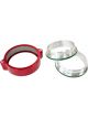 Aeroflow 5in Billet Intercooler Clamp S/S Weld Flanges Red