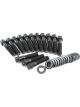 Aeroflow Intake Bolts Black 12-Point Head Fits Holden V8 Pack of 14