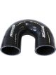 Aeroflow Gloss Black 180 Deg Silicone Elbow Hose 3-1/2in I.D. 4-Ply