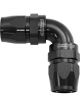 Aeroflow 853 Series Cutter 90 Deg Dual Hose Ends -20AN Black