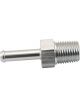 Aeroflow Male NPT to Barb Straight Adapter 1/4in to 1/4in Silver