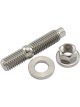 Aeroflow M10 x 1.50mm Titanium Stud Hex Nut and Washer Kit