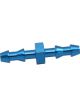 Aeroflow Male to Male 4mm (5/32in) Barb Push Lock Adapter Blue Finish