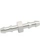 Aeroflow Male to Male 5mm (3/16in) Barb Push Lock Adapter Silver