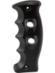 Aeroflow Pistol Grip Passengers Side Dual Button Plate Black
