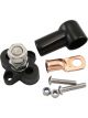 Aeroflow Single Black Post Electrical Terminal Distribution Block