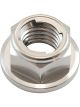 Aeroflow M10 x 1.50mm Titanium 6 Point Hex Locking Nut Natural