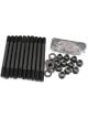 Aeroflow Fits Nissan SR20 2 Bolt Main Stud Kit 12 Point Nuts 8740