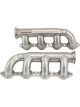 Aeroflow Twin Turbo Stainless Turbo Manifolds Forward Fits GM LS