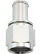 Aeroflow Straight Hose Barb 5/8in to -10AN Female Silver Finish