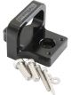 Aeroflow 3 Port Boost Solenoid Sensor Mounting Bracket Black Finish