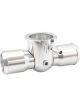 Aeroflow Billet Aluminium Inline Radiator Hose Filler Silver