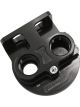 Aeroflow Billet Remote Oil Filter Head -12 ORB Top Entry Black
