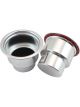 Aeroflow Small Cup Holders Silver Sold as a Pair