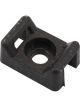 Aeroflow Cable Tie Screw Mount 16x10.7mm 100 Pack Nylon 66 Black
