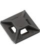 Aeroflow Cable Tie Self Adhesive Mount 12.5x12.5 100 Pack Black