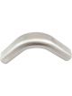 Aeroflow Stainless 3in Oval Tube 90Deg Vertical Pipe 2-1/4in H