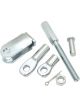 Aeroflow Brake Booster Extension Rod & Clevis Kit Zinc Coated Steel