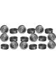 Air Flow Research 8mm Lash Caps Set of 16 Fits AFR S/B Chev