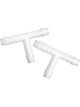 Goss Plastic T-Piece 3mm 1/8in Suits Air Water Vacuum Applications 2 Pack