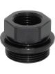 Meziere Port Adapter 15/16-20 - 3/8in NPT Female Black