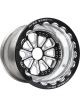 RC Hammer 15inx8.5in Wheel Black Eclipse Centre Single Beadlock