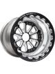 RC Hammer 15inx8.5in Wheel Black Eclipse Centre Single Beadlock