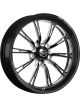 RC Hammer-S 17inx6in Front Wheel Black Eclipse 5x4.50in 3.75in BS