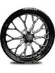 RC TEST 15in x 3.5in Front Wheel Black w/ Eclipse 5 x 4.75in