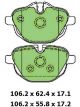 Protex Ultra Ceramic Brake Pads