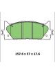 Protex Ultra Ceramic Brake Pads