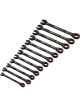 Draper Tools Expert HI-TORQ Metric Ratchet Combination Spanner Set 12Pcs