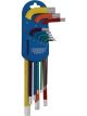 Draper Tools Expert Metric Long Arm Hex Key Set Colour Coded 9 Pcs