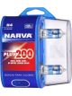 Narva H4 12V 60/55W P43T Plus 200 Globes Pack of 2