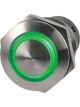 Narva Led Push Button Mom Green