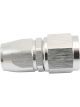 Aeroflow Straight Stepped Hose End -10AN to -8 Hose Silver