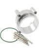 Aeroflow DBW Adapter Silver Fits Barra FG FG-X Throttle Body