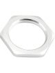 Aeroflow Replacement -10AN Half Nut for all Bulkheads Silver