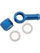 Aeroflow 90 Deg Fuel Pump Banjo Kit Blue 3/8