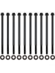 Aeroflow GM LS Intake Bolts - Black Finish 12 Point Head, Pack of 10