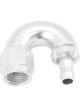 Aeroflow Push Lock 180 Deg Hose End -6AN To 5/16