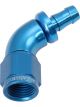 Aeroflow Push Lock 60 Deg Hose End -6AN To 5/16